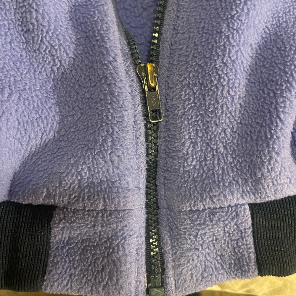 Patagonia blue Fleece Jacket (cropped) - Picture 4 of 6